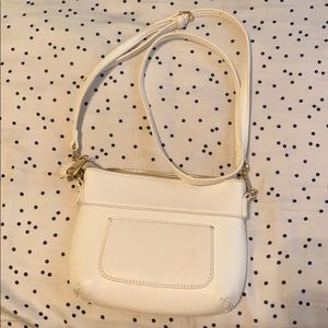 Poverty flats white cross body purse